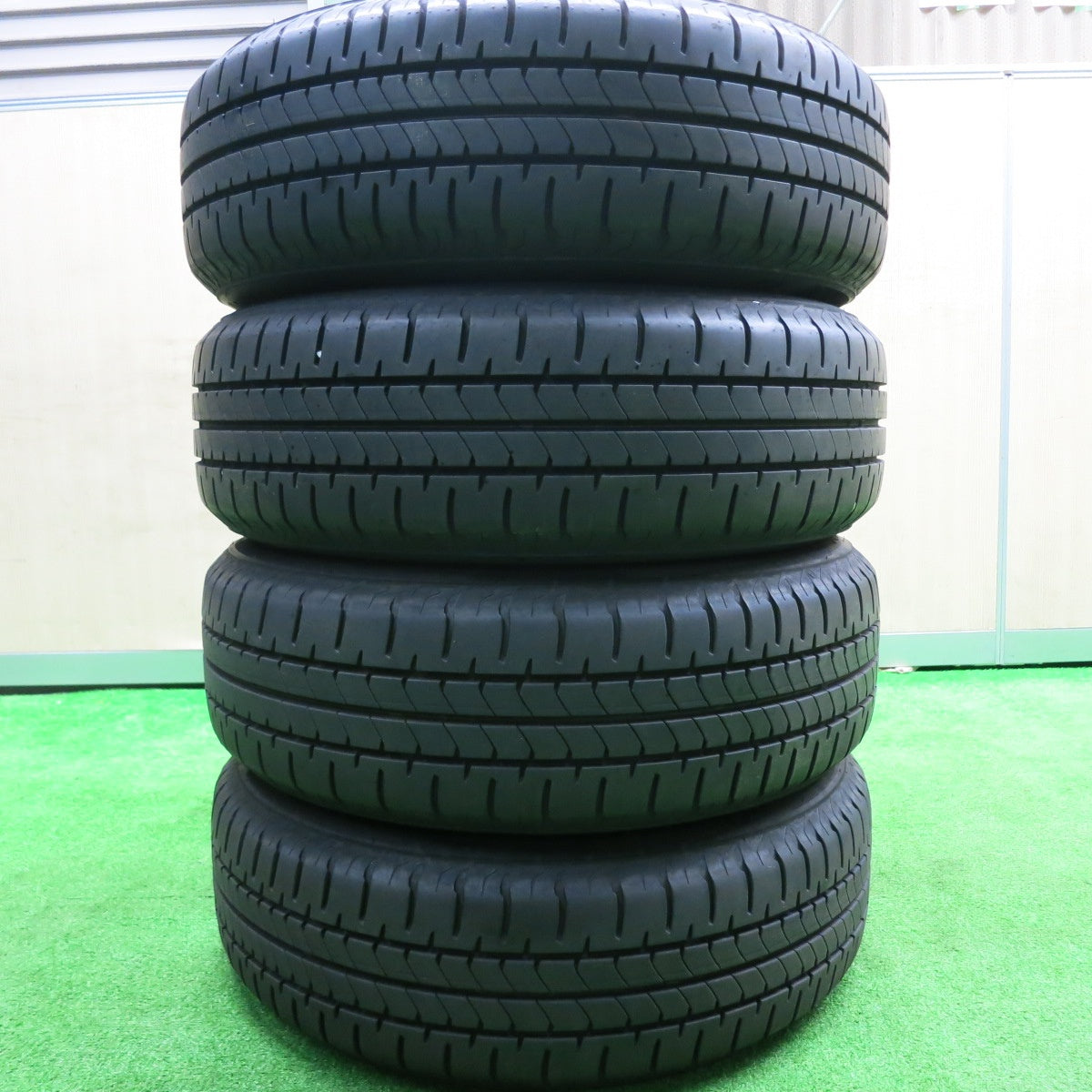 [送料無料] バリ溝！24年！キレイ！9.5分以上★185/65R15 ブリヂストン NEWNO TOPRUN トップラン ニューノ 15インチ PCD114.3/5H★4100511HAノ