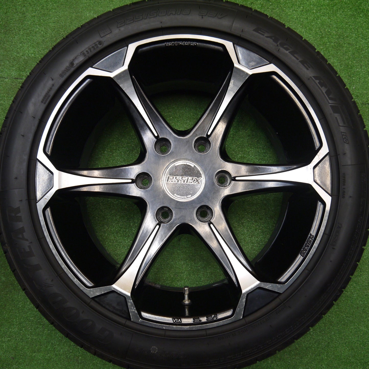 4本価格！22年★ESSEX CRS 225/50R18 グッドイヤー イーグル RVF ECO エセックス 18インチ PCD139.7/6H★5110506Hノ