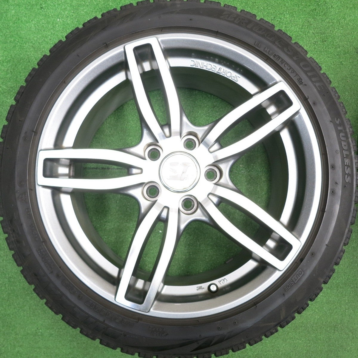 4本★ワーゲン等 SPORTECHNIC 225/45R17 スタッドレス ブリヂストン ブリザック VRX スポーツテクニック PCD112/5H★4123010HAス