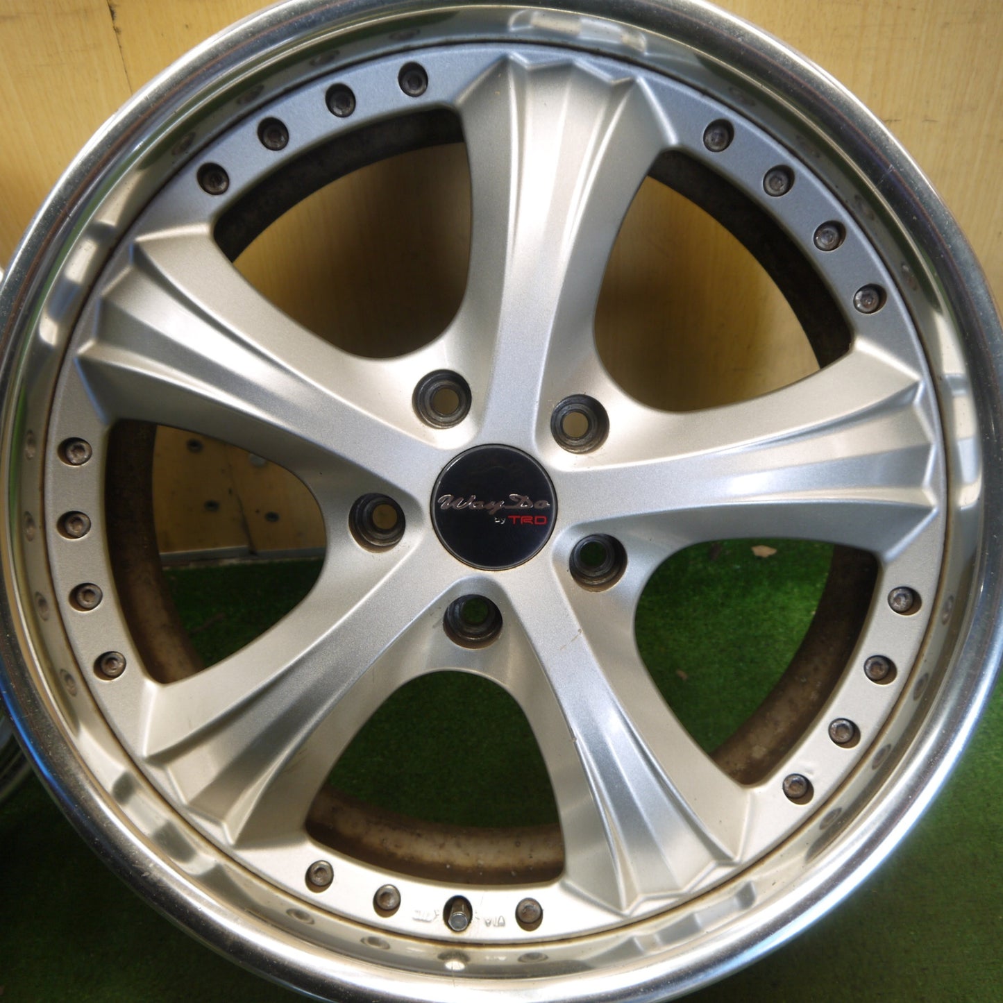 4本価格★WayDo TRD 18インチ ホイール 18×7.5J PCD114.3/5H★6061911Hホ