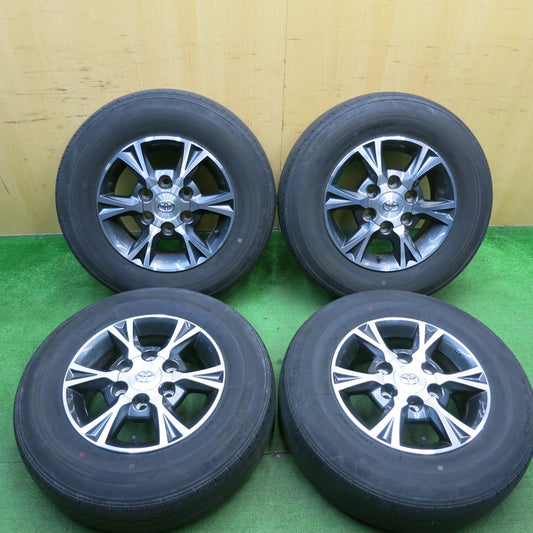 キレイ！21年★トヨタ 200系 ハイエース 純正 OP 195/80R15 107/105N ブリヂストン エコピア RD613 15インチ PCD139.7/6H★5051606AKノ