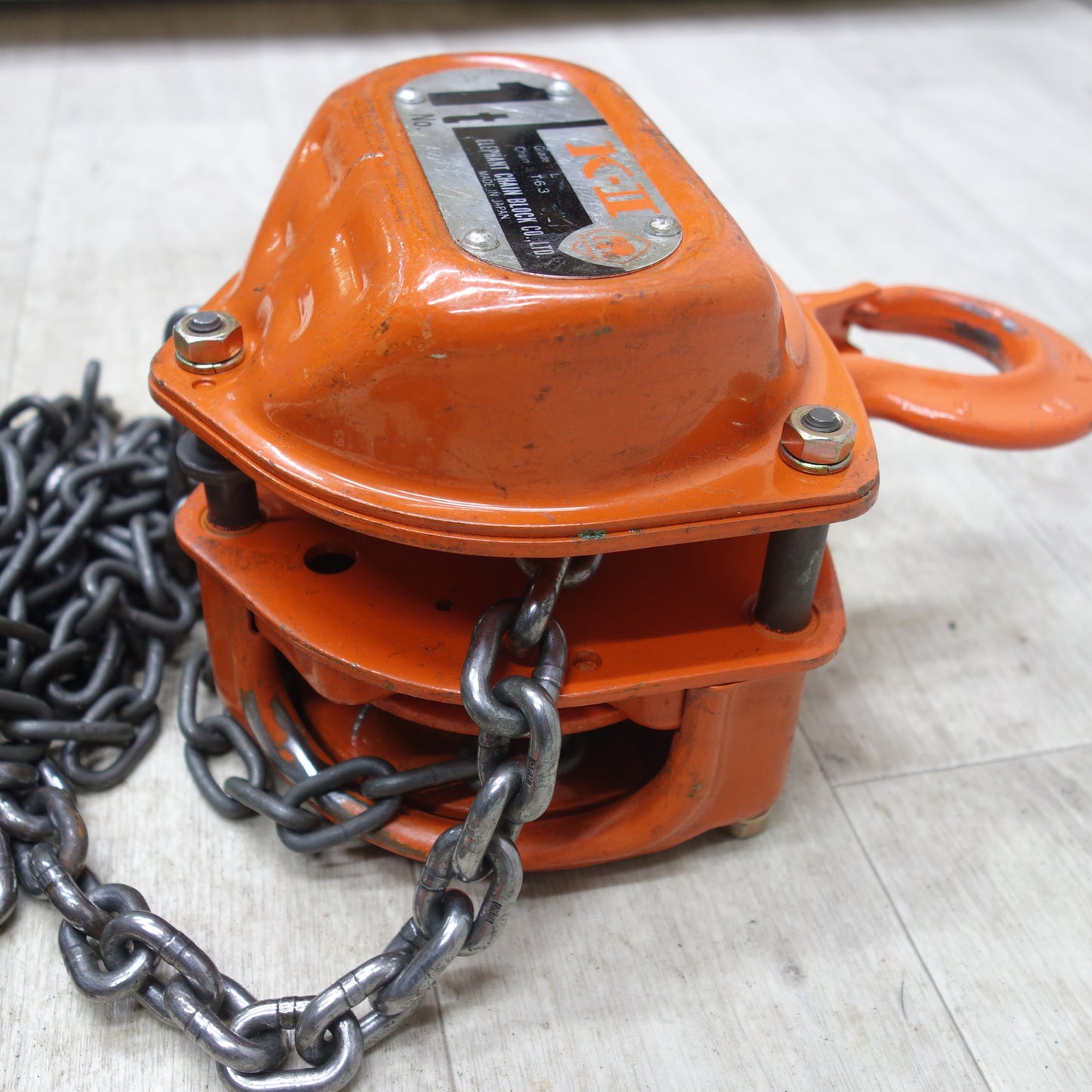 [送料無料] ◆象印 チェーンブロック 1ton K-2 L T-6.3 1000kg 1トン K-Ⅱ ELEPHANT 吊り 工具 エレファント①◆