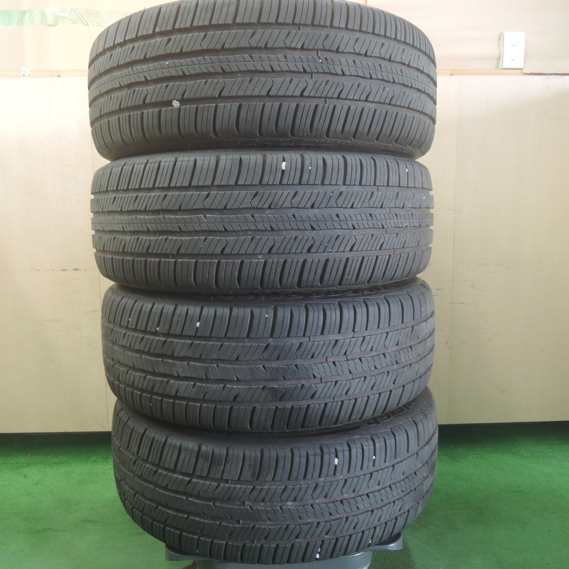 送料無料* バリ溝！22年！9.5分☆ベンツ等 RAYS HOMURA 2×8 GTS 255
