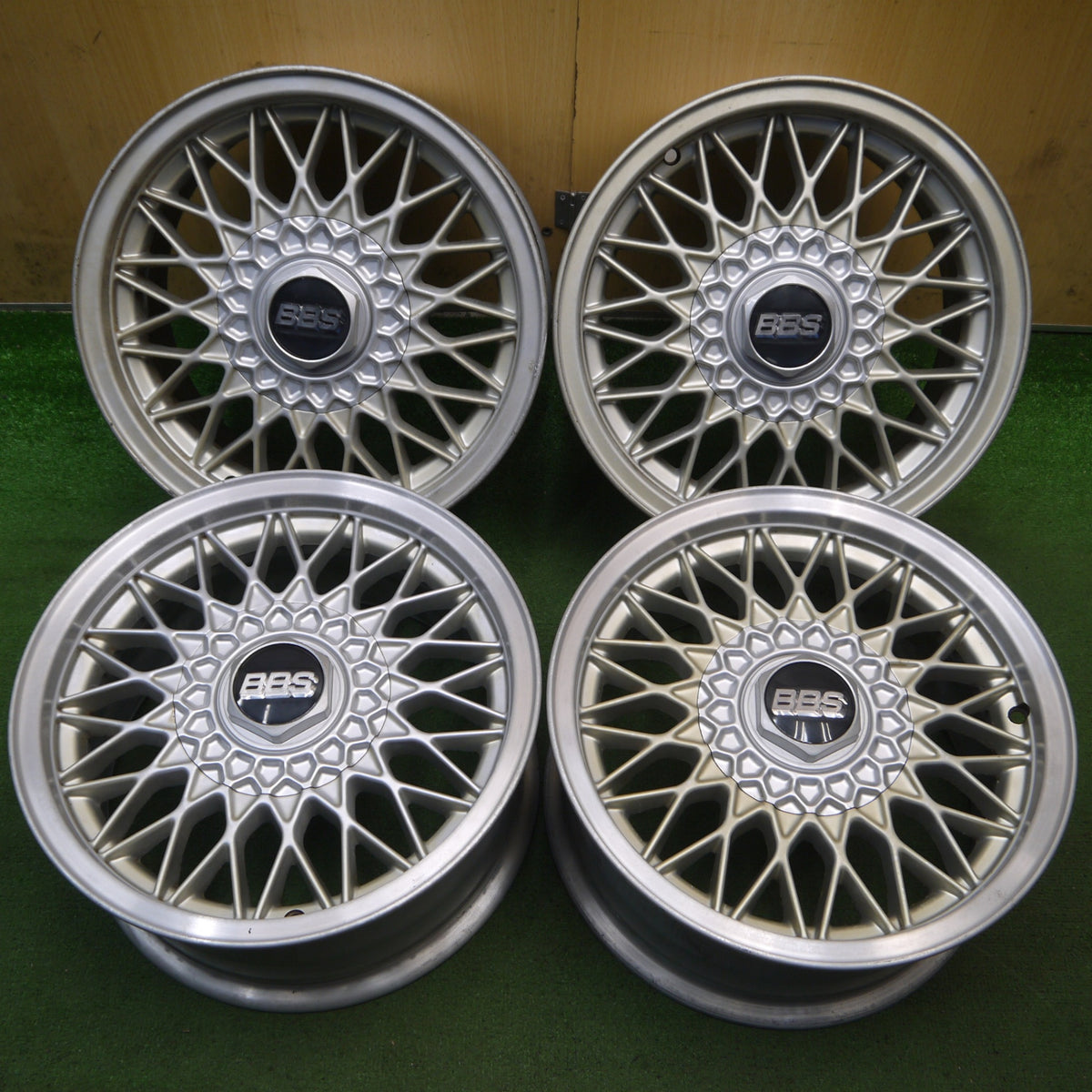 4本価格◎BMW E30 M3 純正 BBS メッシュ ホイール 15インチ 15×7J PCD120/5H◎6090805Hホ