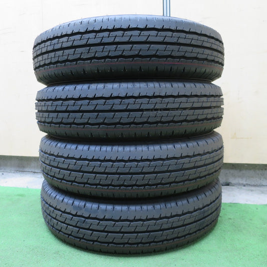 新車外し！25年★155/80R14 88/86S ダンロップ SP175L タイヤ 14インチ プロボックス サクシード 等★6032702NGノタ