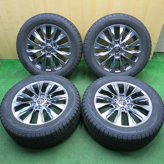 バリ溝！23年！キレイ！9.5分以上★トヨタ ランドクルーザー 300 ZX 純正 265/55R20 スタッドレス ヨコハマ アイスガード G075 20インチ ランクル PCD139.7/6H★5050211HAス