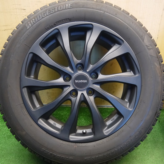 バリ溝!23年!キレイ!9.5分◎スタッドレス 215/60R17 ブリヂストン アイスパートナー2 BALMINUM TR10 バルミナ 17インチ PCD114.3/5H◎6091804Hス