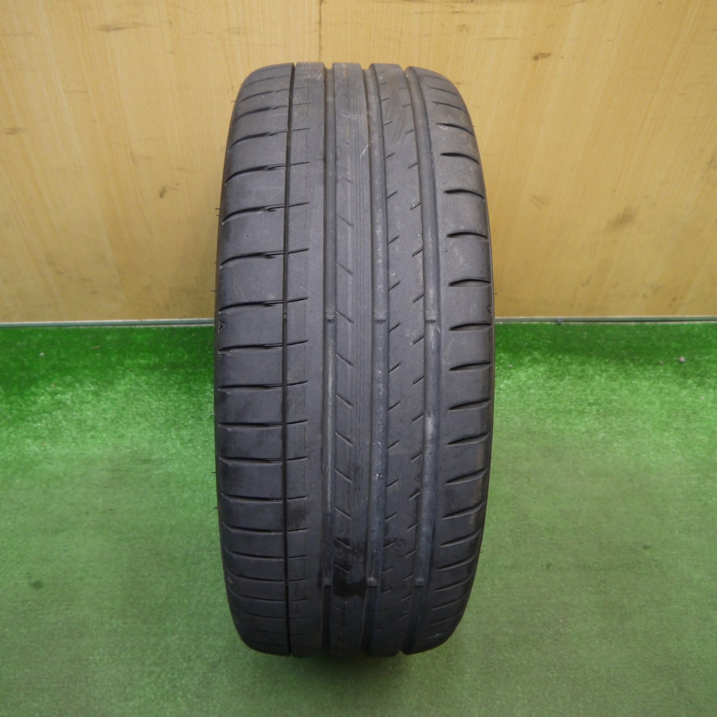 バリ溝！24年！9分！1本★トヨタ GRX130 マークX G's 純正 235/40R19 ダンロップ スポーツマックス RS 19インチ PCD114.3/5H★6020302Hノ