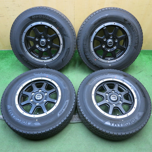 バリ溝！21年！9.5分★ハイエース 等 スタッドレス 195/80R15 107/105L ヨコハマ アイスガード iG91 ROADMAX MiD 15インチ PCD139.7/6H★5092510HAス