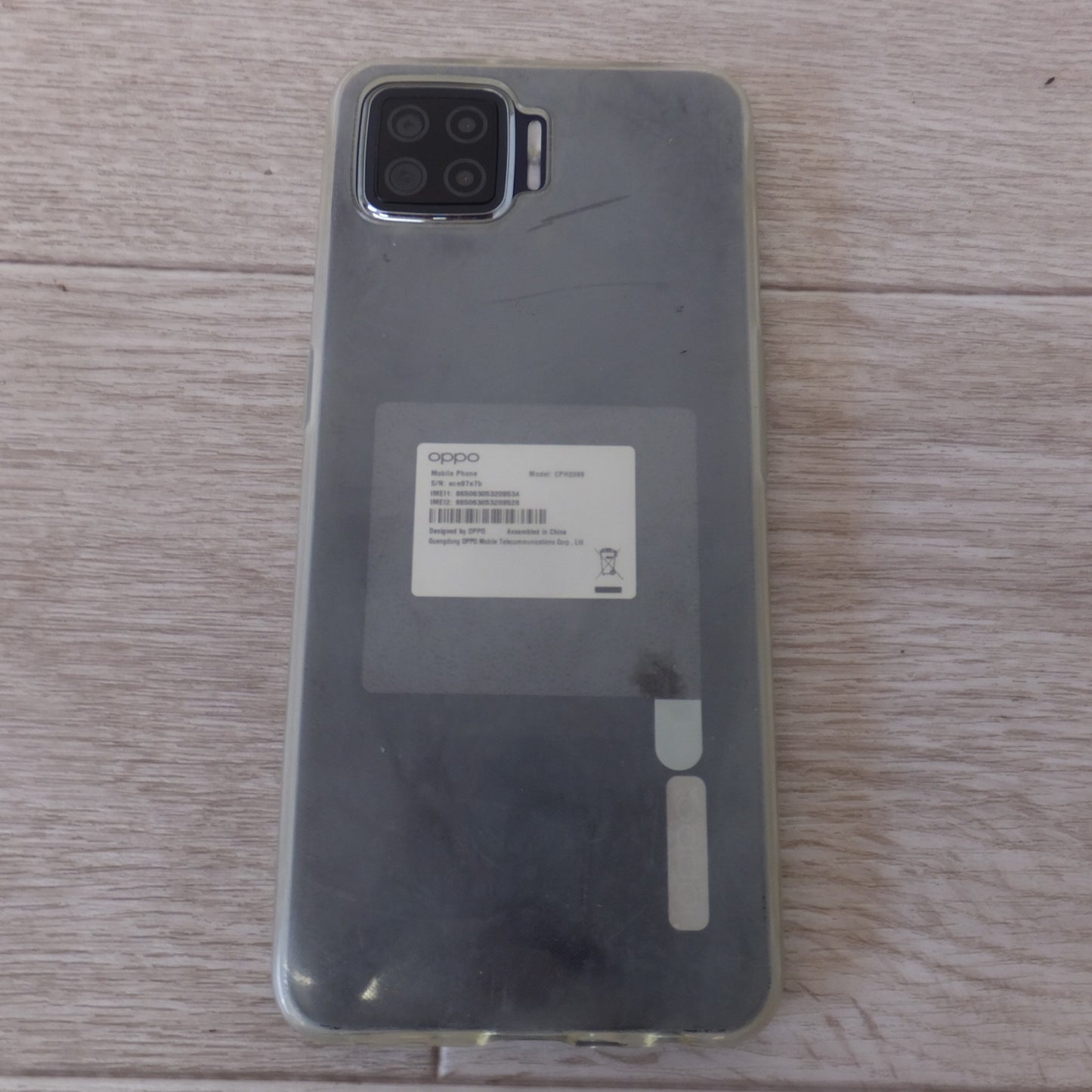 [送料無料] 美品★オッポ OPPO スマートフォン A73 CPH2099 Mobile Phone ネービーブルー 64GB android　キャリア 楽天 判定 〇★