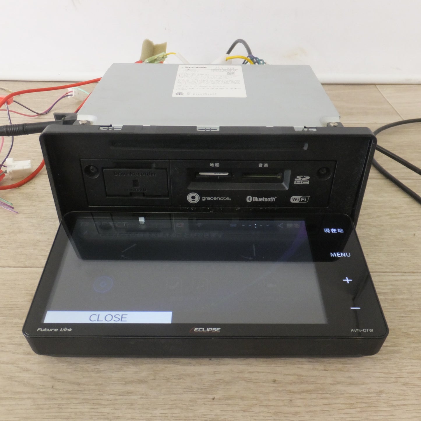 [送料無料] ★富士通テン イクリプス ECLIPSE ドライブレコーダー内蔵ナビ AVN-D7W　小型カメラ 無し[4]★