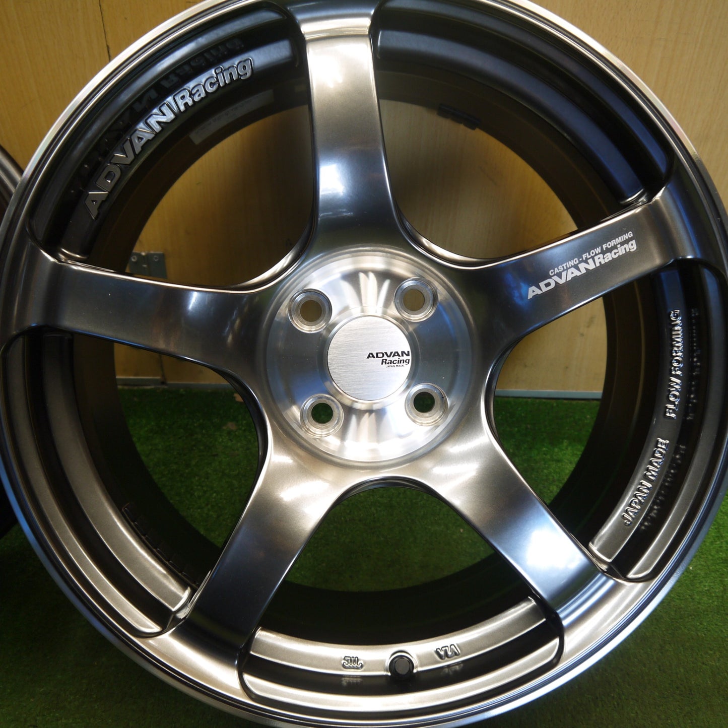 キレイ★ADVAN RACING TC-4 17インチ ホイール アドバン レーシング 17×7.5J PCD100/4H★6051902Hホ
