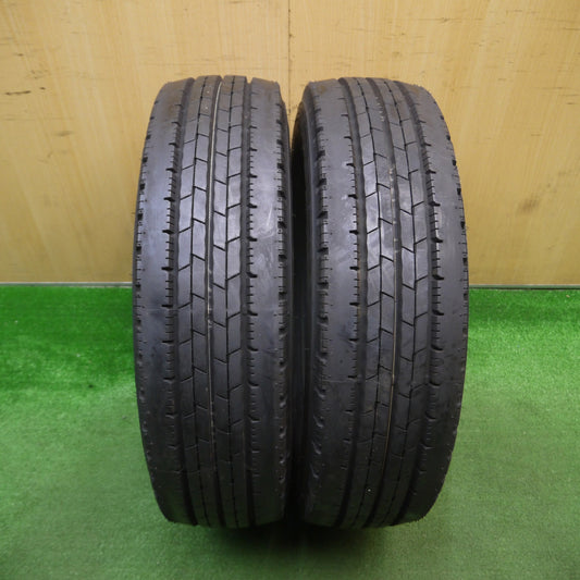 [送料無料] バリ溝！23年！9.5分！2本★トラック タイヤ 195/75R15 109/107N ダンロップ エナセーブ SPLT50 M 15インチ★5010603Hノタ