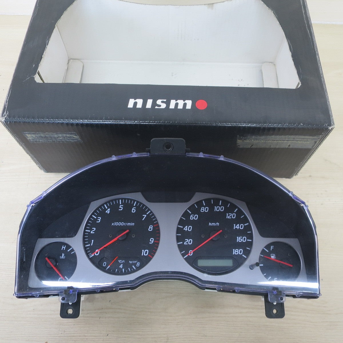 キレイ♪日産 BNR34 スカイライン GT-R 純正 スピード メーター K11201-AA000 A1K0055 コンビネーション メーター タコ メーター カー パーツ♪