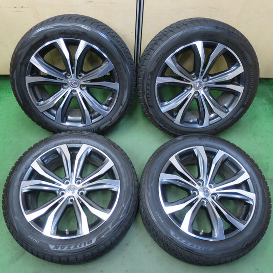 センサー付！バリ溝！キレイ！9分★レクサス RX バージョンL 純正 235/55R20 スタッドレス ブリヂストン ブリザック DM-V2 20インチ PCD114.3/5H★5092301イス