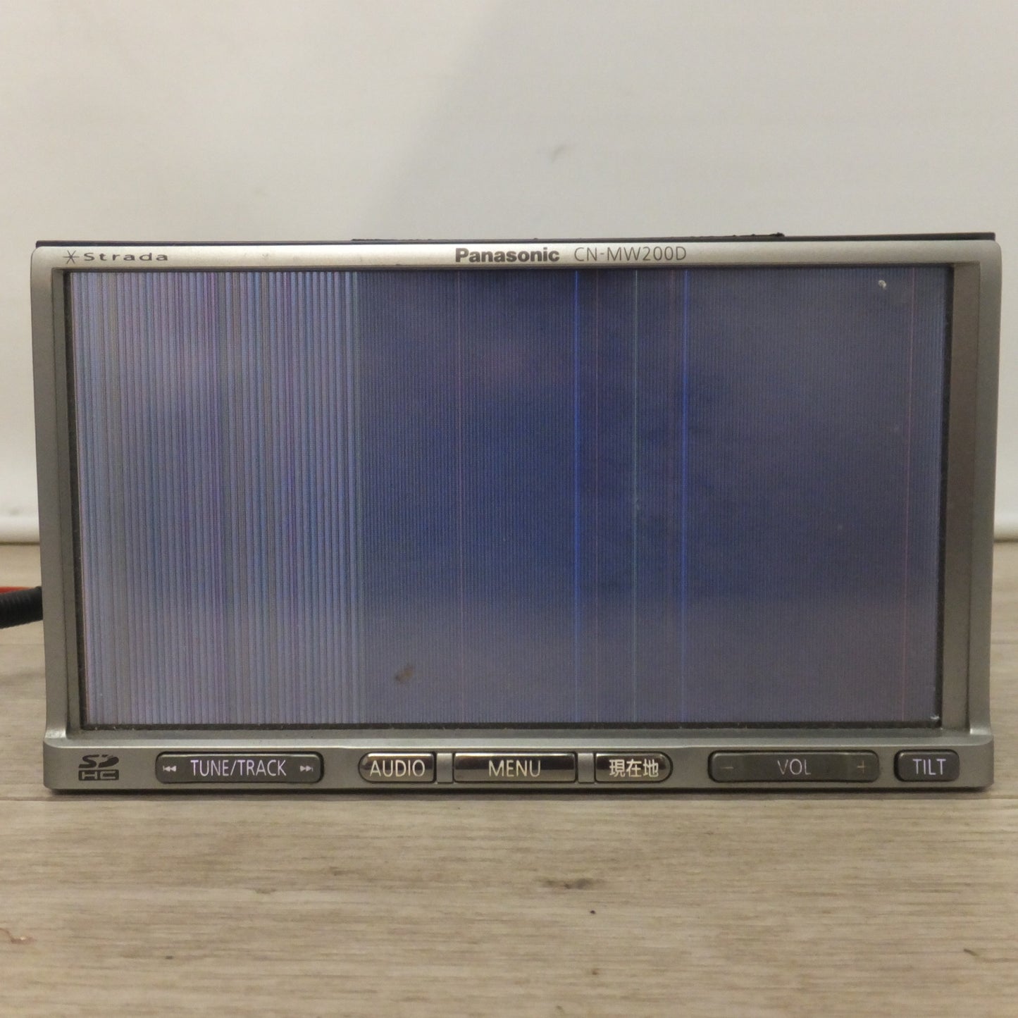 [送料無料] ジャンク★パナソニック Panasonic SDカーナビステーション Strada CN-MW200D[45]★