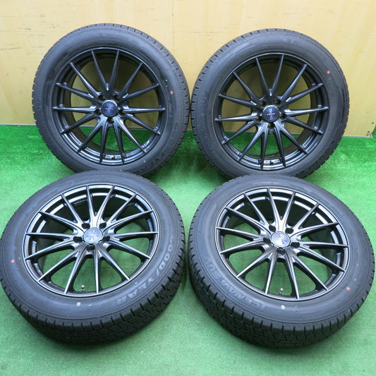 バリ溝！22年！キレイ！9.5分★スタッドレス 225/55R19 グッドイヤー アイスナビ SUV VELVA SPORTZ ヴェルヴァ 19インチ PCD114.3/5H★5121807HAス