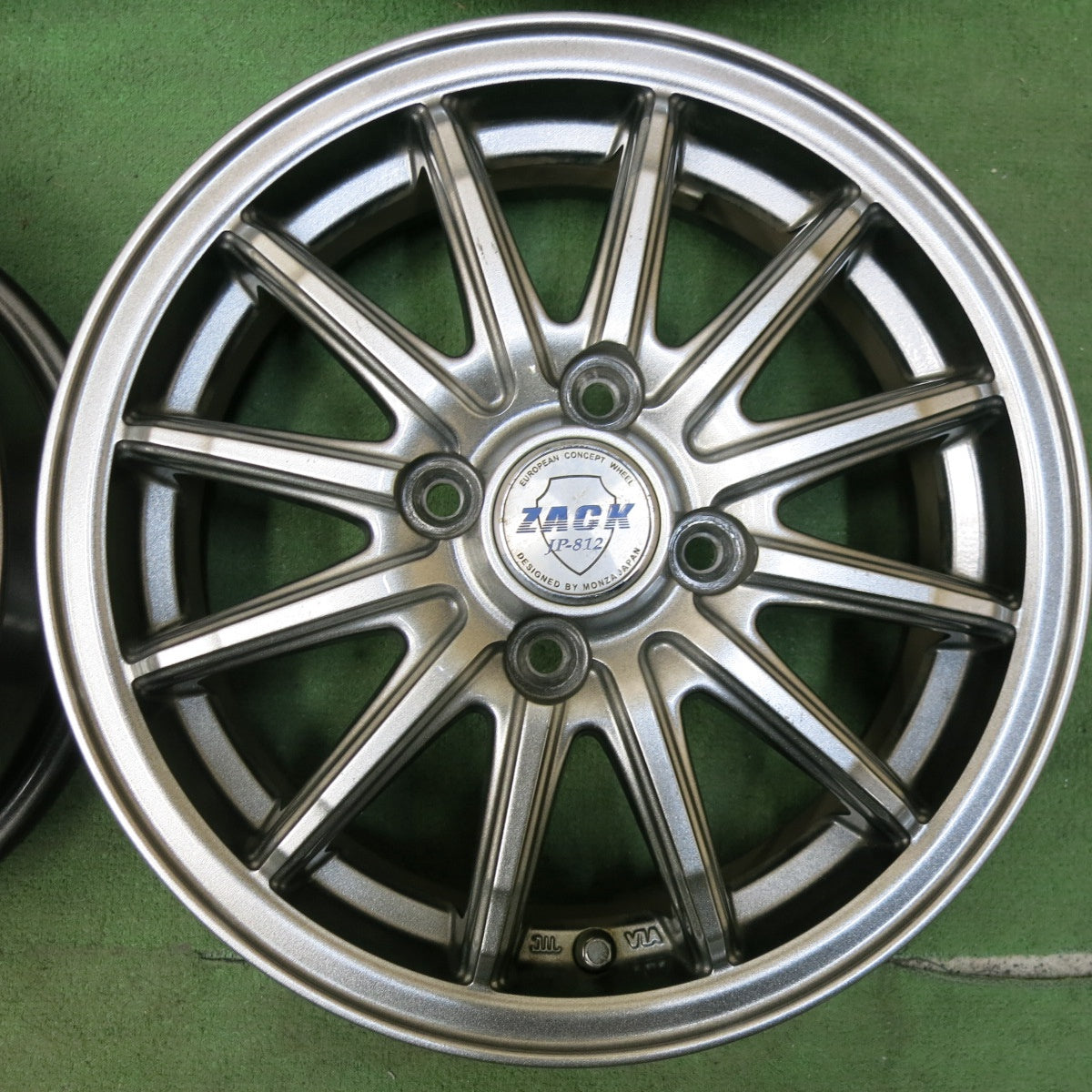 [送料無料] 4本価格★ZACK JP-812 MONZA JAPAN ホイール 14インチ ザック モンツァ 14×4.5J PCD100/4H★5012805SYホ