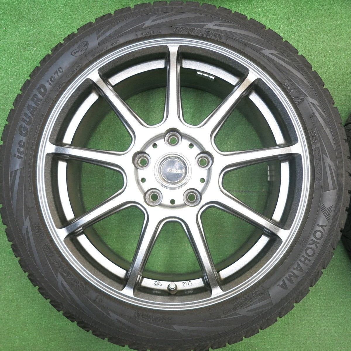 4本価格！22年★スタッドレス 225/45R17 ヨコハマ アイスガード iG70 G.speed Gスピード 17インチ PCD114.3/5H★6020510HAス