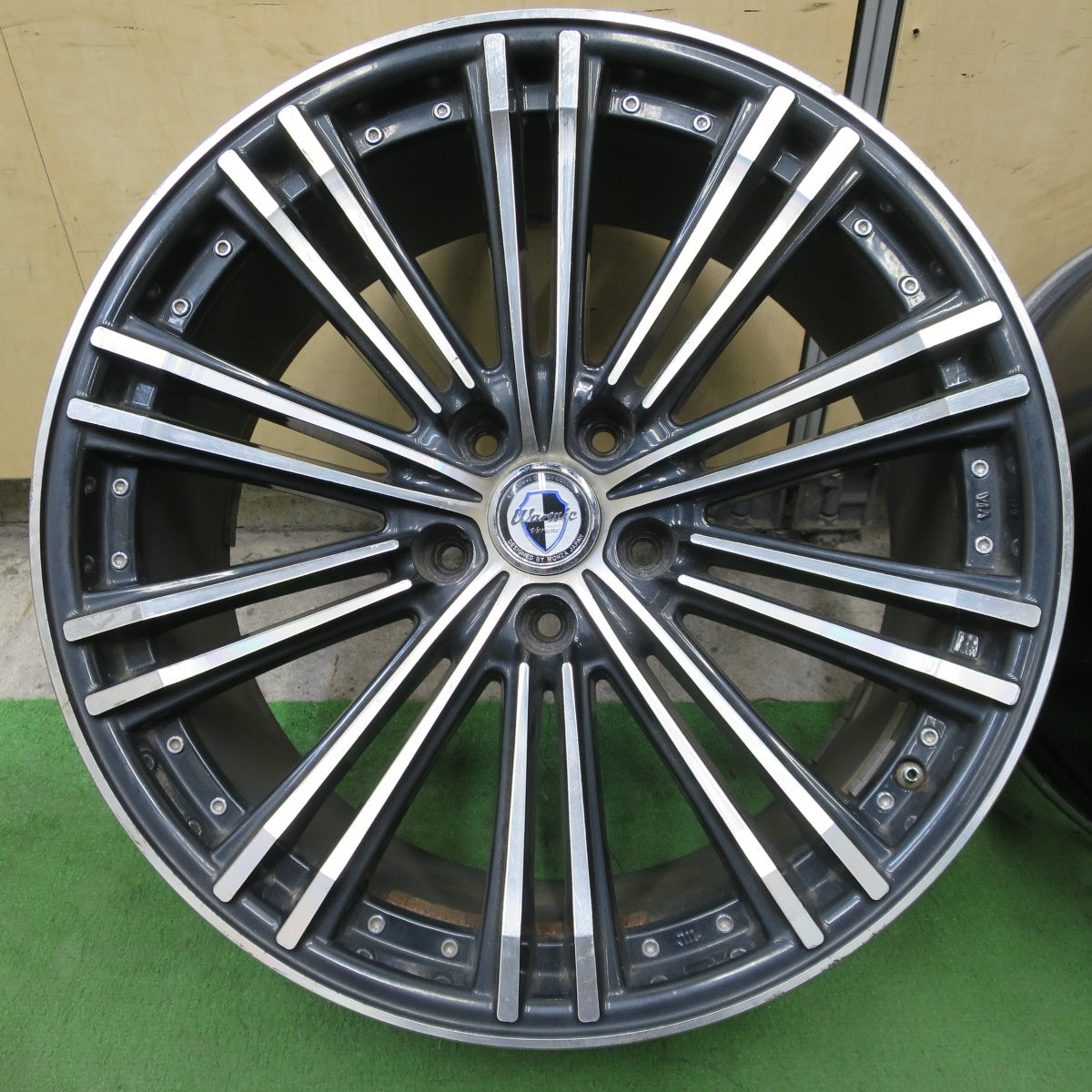 4本価格◎Warwic Verune 19インチ ホイール ワーウィック ヴェルネ 19×9J PCD114.3/5H◎6090404NGホ