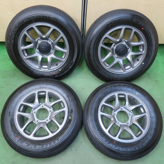 新車外し！25年★スズキ JB64 ジムニー 純正 175/80R16 ブリヂストン デューラー H/L 852 16インチ PCD139.7/5H★5112403イノ
