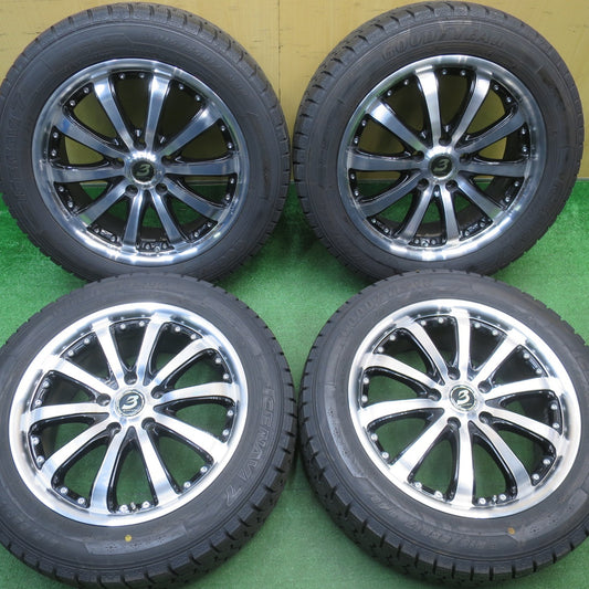 バリ溝！9.5分★LOXARNY EX BYRON STINGER 215/55R17 スタッドレス グッドイヤー アイスナビ7 ロクサーニ バイロン スティンガー 17インチ PCD114.3/5H★5121901NJス