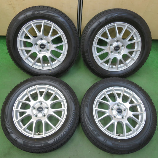 バリ溝！キレイ！9.5分★スタッドレス 205/60R16 ブリヂストン ブリザック VRX2 TOPRUN トップラン 16インチ PCD114.3/5H★5092309イス