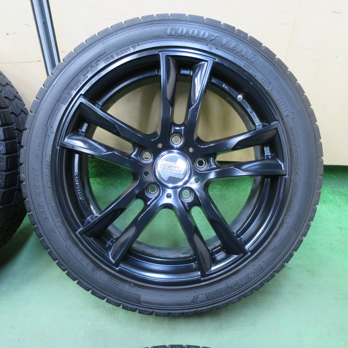 4本価格★BMW 等 KELLENERS Sport 225/45R17 スタッドレス グッドイヤー アイスナビ7 ケレナーズ スポーツ 17インチ PCD120/5H★5111902TTス