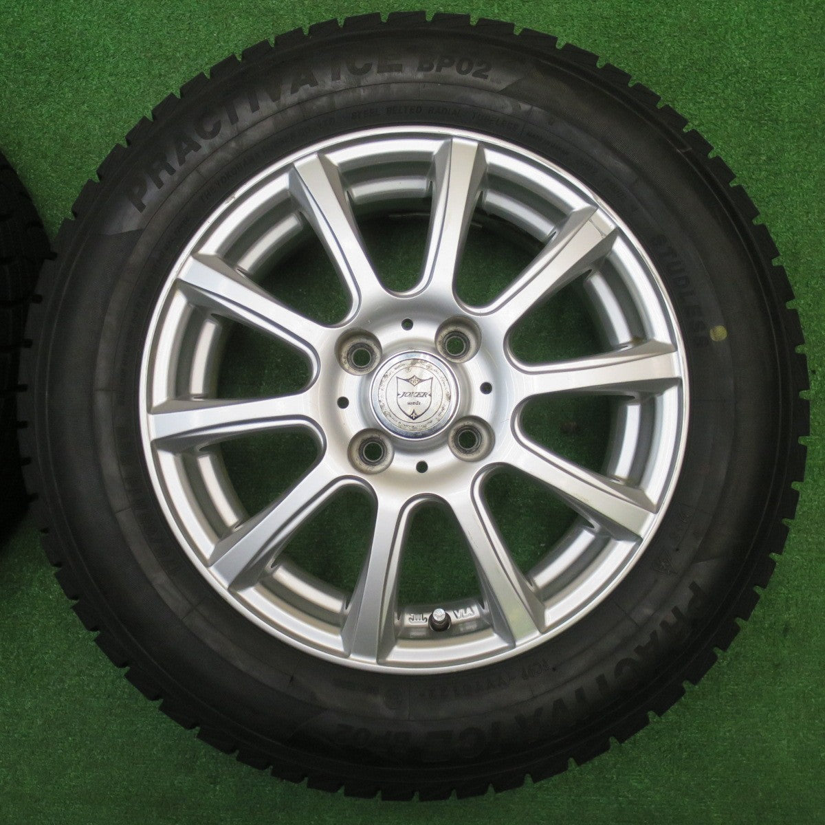 バリ溝！22年！9.5分★スタッドレス 175/65R14 プラクティバ アイス BP02 ヨコハマ製 JOKER ジョーカー 14インチ PCD100/4H★5110403NJス