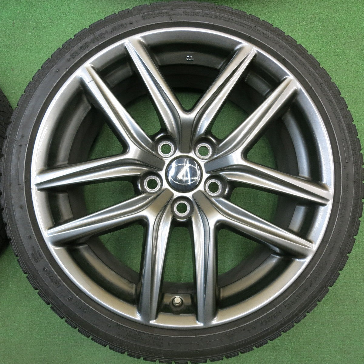 センサー付★レクサス IS Fスポーツ 純正 255/35R18 スタッドレス ダンロップ ウインターマックス 03 18インチ PCD114.3/5H★6022310HAス