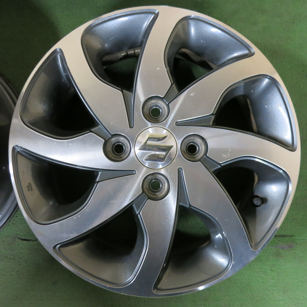 4本価格★スズキ MK21S パレット 純正 ホイール 14インチ 14×4.5J PCD100/4H★5042312SYホ