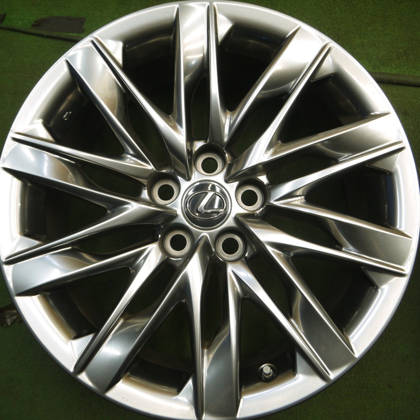 *送料無料* 新車外し★レクサス LS500h バージョンL 純正 ホイール 19インチ 19×8J PCD120/5H★4040215Hホ
