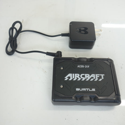 付属品付き◆BURTLE AIR CRAFT バートル エアー クラフト AC09 バッテリー 24V ACアダプタ AC2140 充電器 付属 空調服 用◆