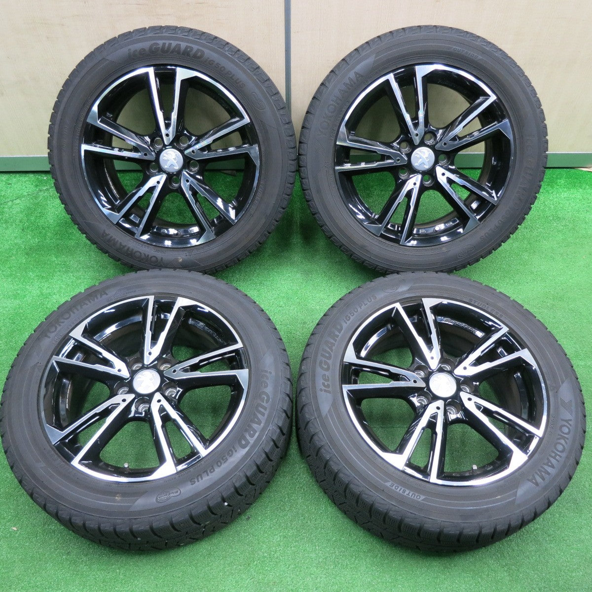 [送料無料] 4本価格★プジョー等 EUROTECH GAYA SOLI 205/55R16 スタッドレス ヨコハマ アイスガード iG50 プラス ユーロテック ガヤ ソリ PCD108/5H★4112603TNス