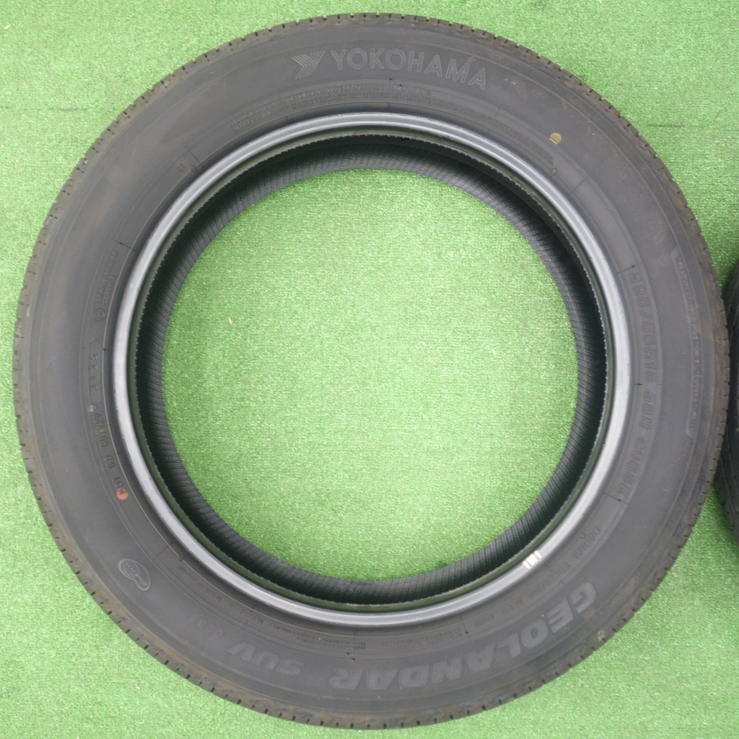 バリ溝！25年！ほぼ10分★225/55R18 ヨコハマ ジオランダー SUV G055 G055E タイヤ 18インチ デリカ D:5 フォレスター レイバック ZR-V 等★6013104KTノタ