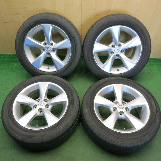 キレイ◎レクサス 10系 RX 純正 225/60R18 ヨコハマ ブルーアース E51 E51A 18インチ PCD114.3/5H◎6082308HAノ