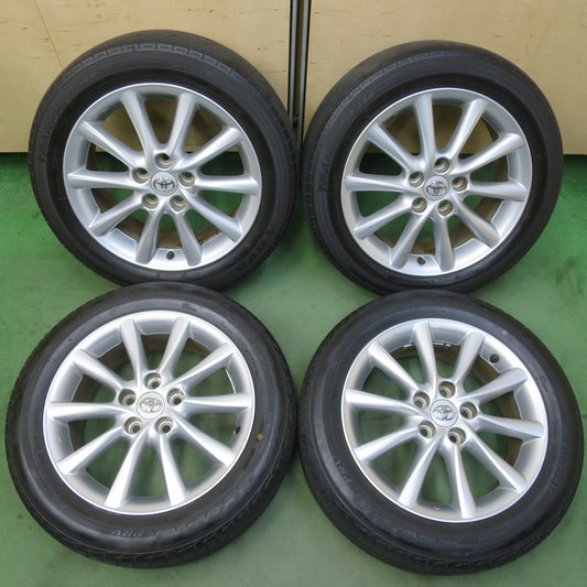 キレイ★トヨタ 50系 エスティマ アエラス 純正 215/55R17 トーヨー トランパス J48 ブリヂストン エコピア PRV 17インチ PCD114.3/5H★6040904イノ