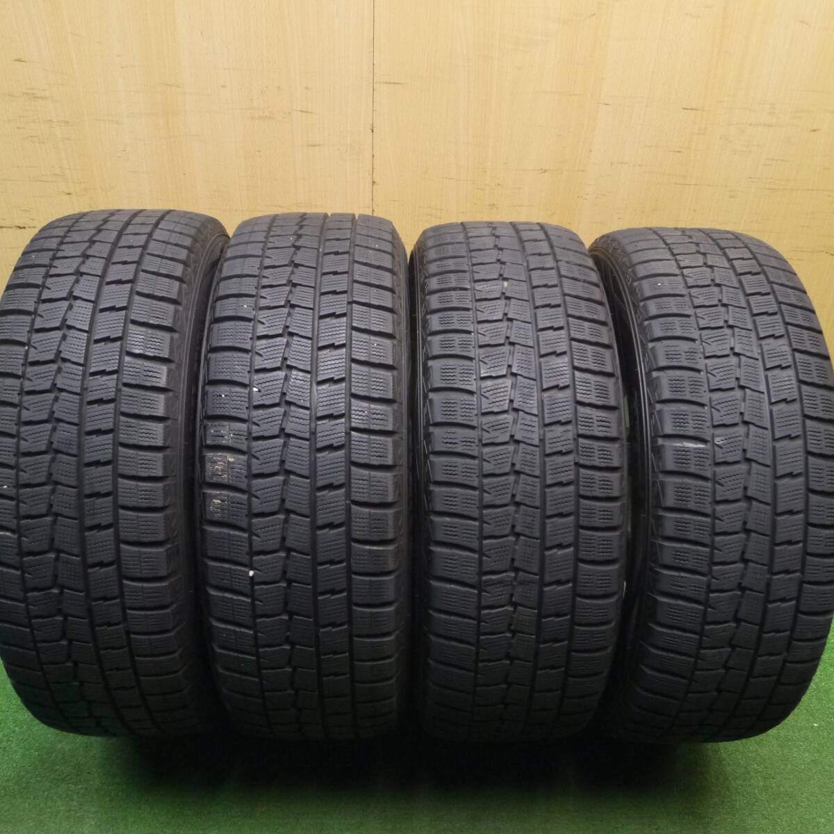 バリ溝！9.5分★スタッドレス 225/55R17 ダンロップ ウインターマックス WM01 AXEL アクセル 17インチ PCD114.3/5H★4122403Hス