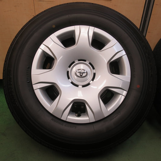 新車外し！26年◎トヨタ 200系 ハイエース 純正 スチール 195/80R15 107/105S ブリヂストン エコピア RD613 15インチ PCD139.7/6H◎6091504IMノ