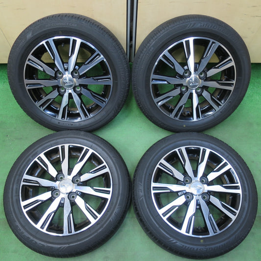 [送料無料] 4本価格★ダイハツ LA600S タント カスタム 純正 155/65R14 ブリヂストン エコピア NH100C 14インチ PCD100/4H★5040503イノ