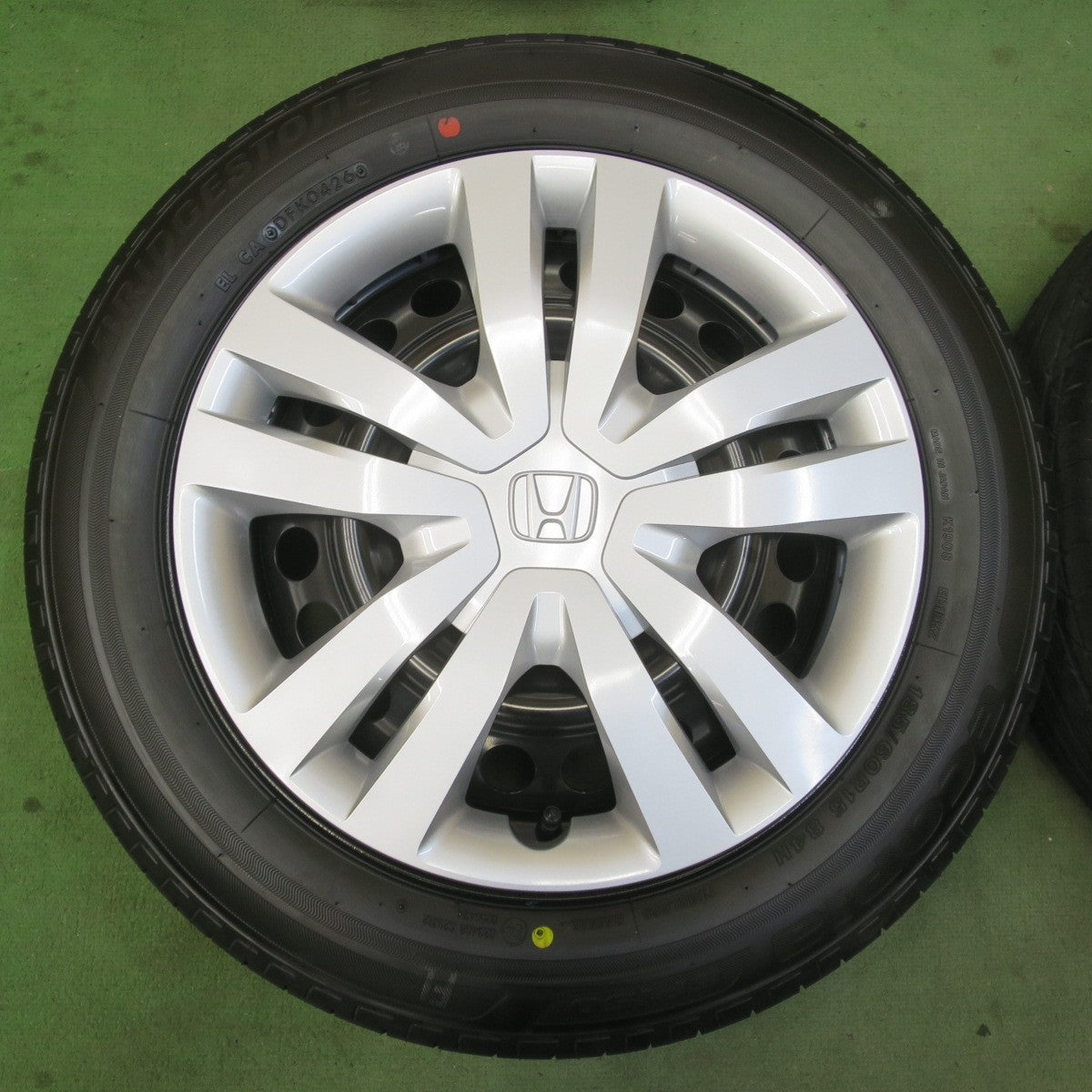 新車外し！26年★ホンダ フィット 純正 スチール 185/60R15 ブリヂストン エコピア EP150 15インチ PCD100/4H★6032408イノ