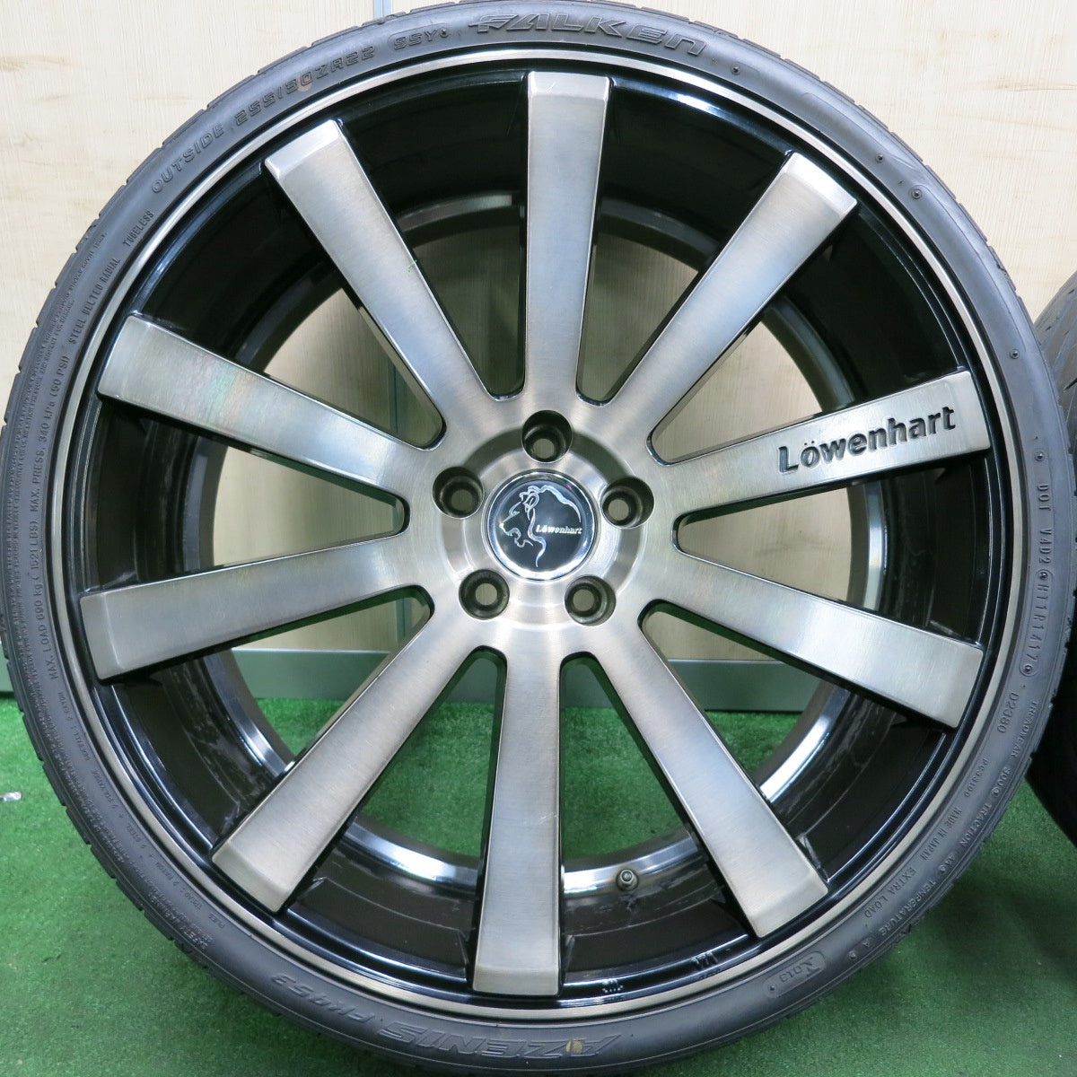 *送料無料* 4本価格★Lowenhart LW10 ENKEI 255/30R22 ファルケン アゼニス FK453 レーベンハート 22インチ エンケイ PCD114.3/5H★4042016HAノ