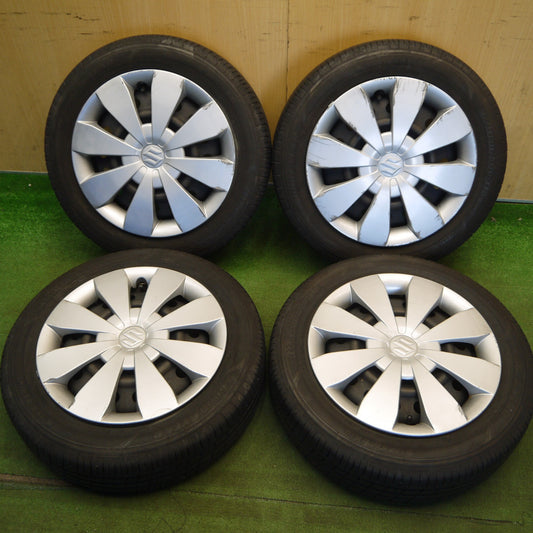 4本価格！22年★スズキ ワゴンR 純正 スチール 155/65R14 グッドイヤー EfficientGrip ECO hybrid EG01 14インチ PCD100/4H★6051808Hノ