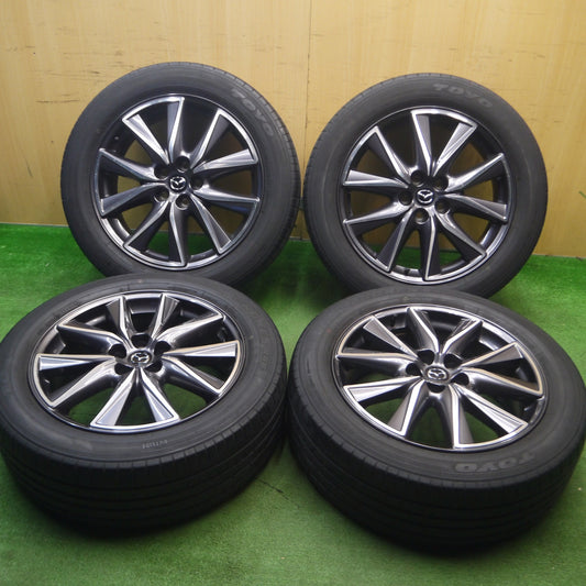 [送料無料] 4本価格★マツダ CX-5 純正 225/55R19 トーヨー プロクセス R46 19インチ CX5 PCD114.3/5H★5030309Hノ