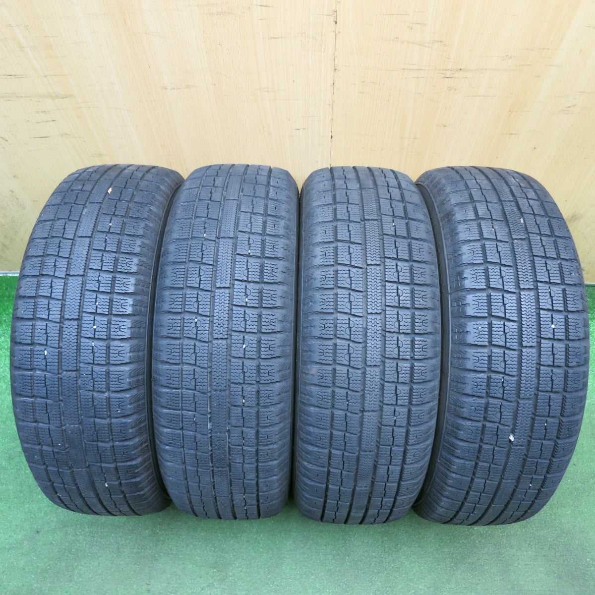 バリ溝！9分◎スタッドレス 175/65R14 トーヨー ガリット G5 REVERLINE リバーライン 14インチ PCD100/4H◎6100309HAス