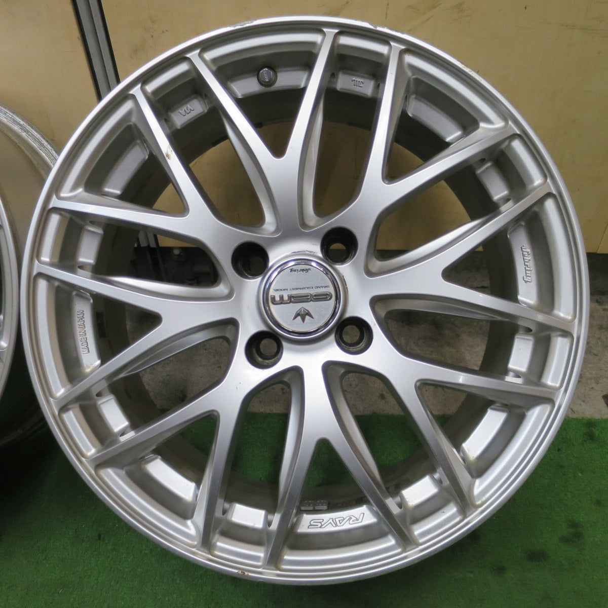 4本価格★RAYS GEM CROSS FADE 16インチ ホイール レイズ クロスフェード 16×6.5J PCD100/4H★6060801NGホ