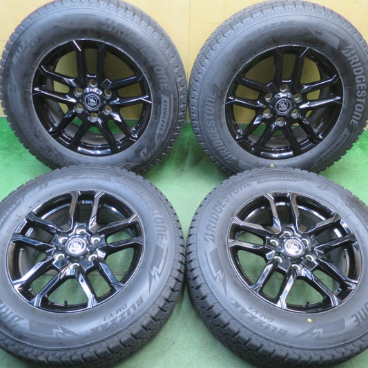バリ溝！24年！9.5分★スタッドレス 265/65R18 ブリヂストン ブリザック DM-V3 BAREROCK BISON KOSEI ベアロック バイソン 18インチ PCD139.7/6H★6051906NJス