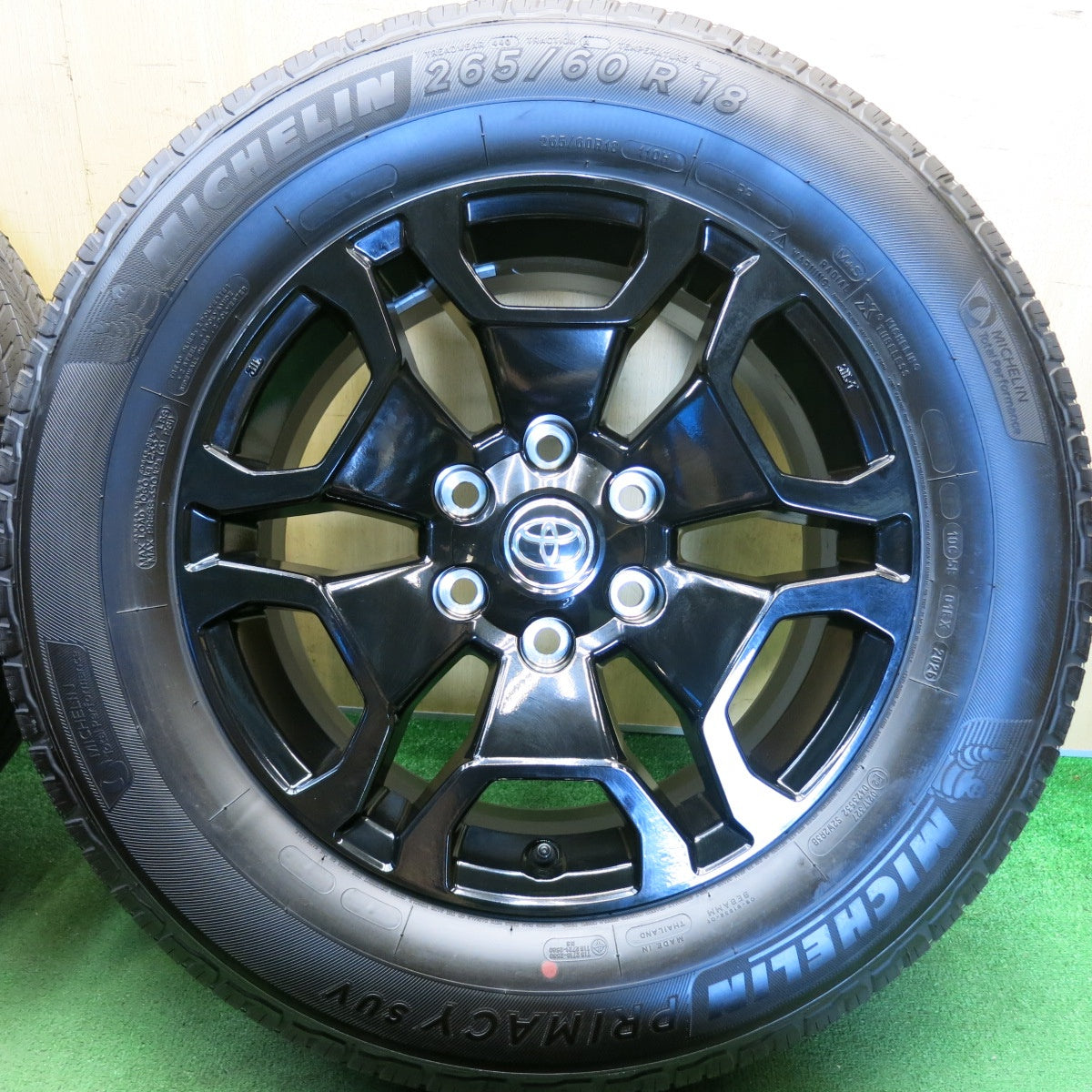 新車外し！26年◎トヨタ ランクル FJ 純正 265/60R18 ミシュラン プライマシー SUV 18インチ PCD139.7/6H◎6082304HAノ