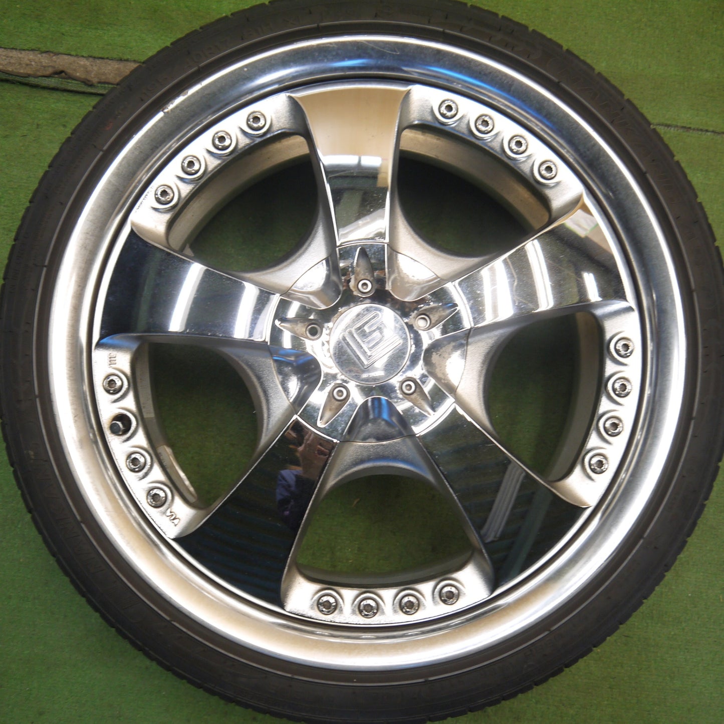 4本価格★WORK LS105 195/40R17 ナンカン AS-1 ワーク 17インチ PCD100/4H★6060904Hノ