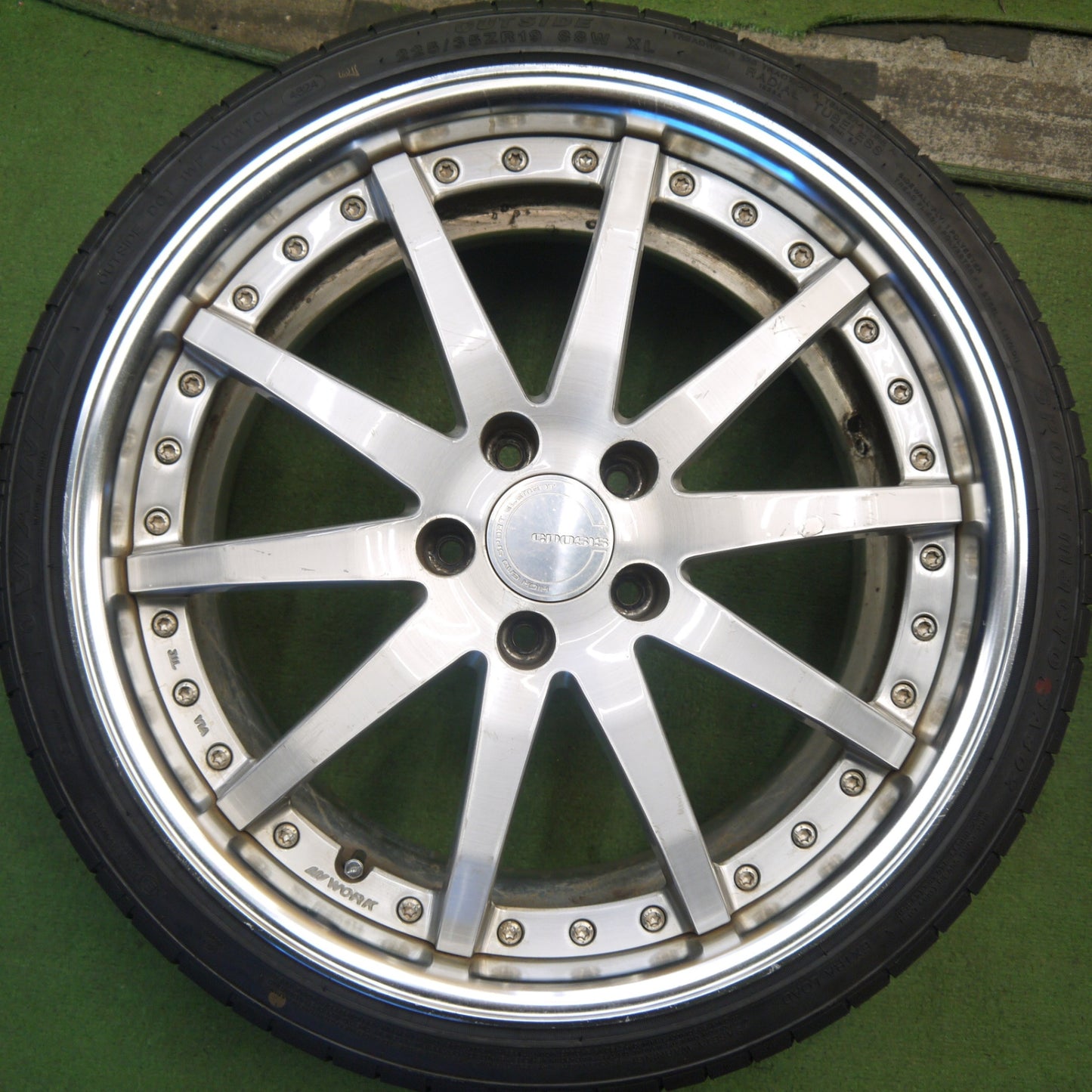 バリ溝！24年！9.5分以上★WORK GNOSIS GS1 225/35R19 275/35R19 ワンリ SPORT macro SA302 ミシュラン プライマシー3 ワーク グノーシス 19インチ PCD114.3/5H★5100704Hノ